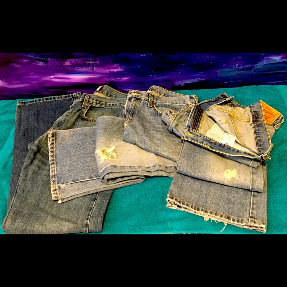 LEVIS 527 low rise boot cut mens 32x32 (3)